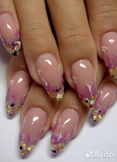 Маникюр,Наращивание,Покрытие,Коррекция