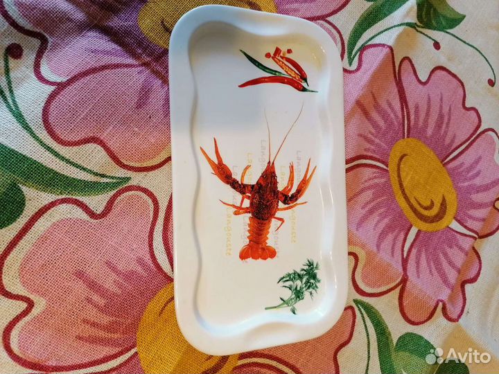 Блюдо для раков, креветок, шашлыка