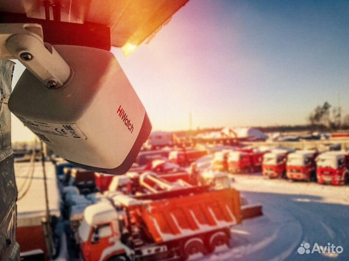 Монтаж камер видеонаблюдения HiWatch DS-I252M