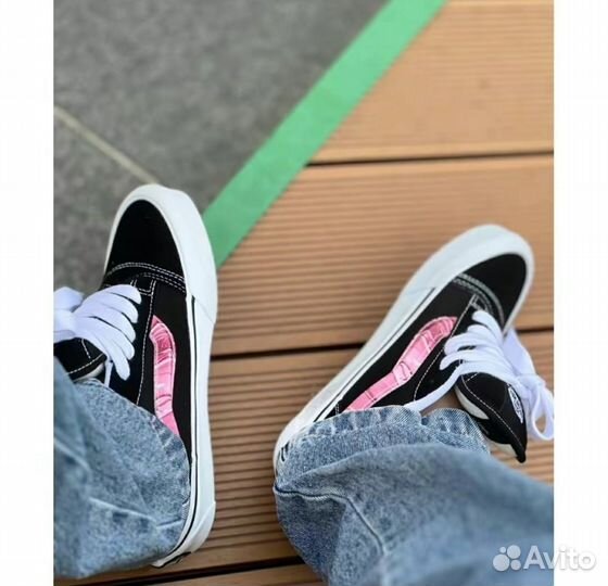 Vans Knu Skool Peaches Black Pink