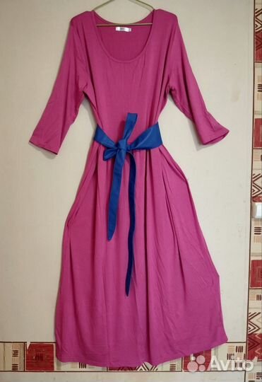Платье женское в пол вискоза 56 р