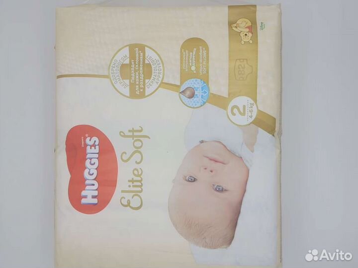 Подгузники huggies elite soft 2