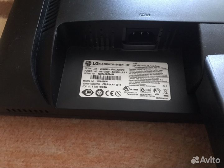 Монитор lg на запчасти