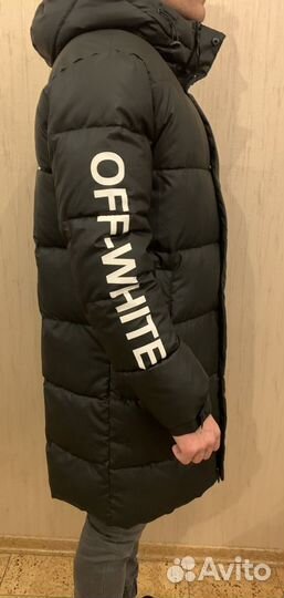 Новая зимняя куртка off white 50р