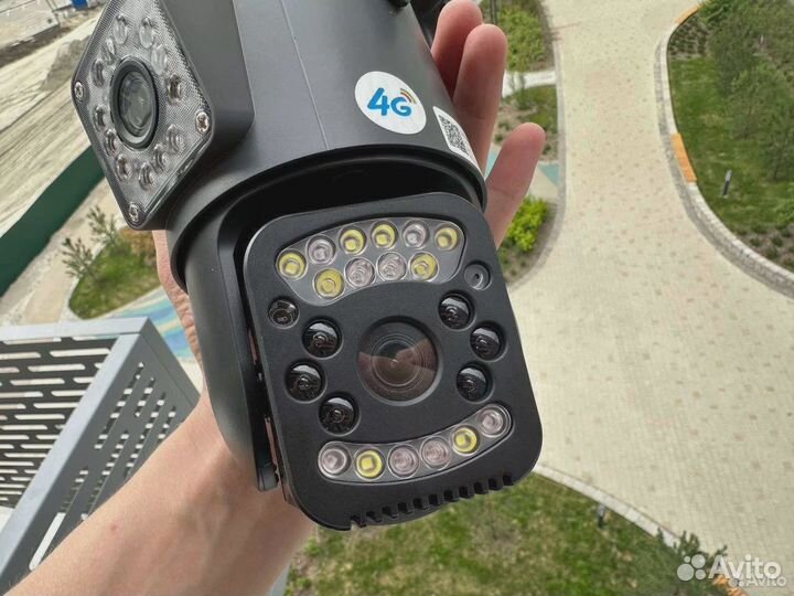 Уличная камера с сим картой два объектива