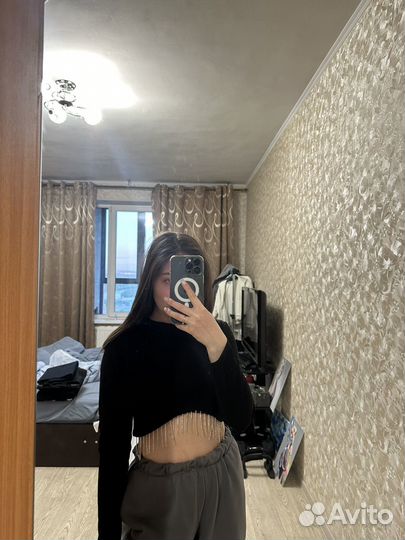 Кофта со стразами