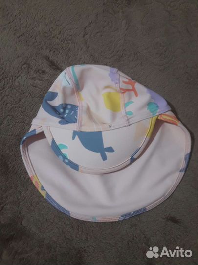 Пляжная шапочка панама 6 - 9 мес