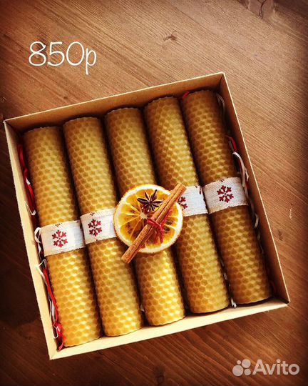 Свечи, новогодний декор