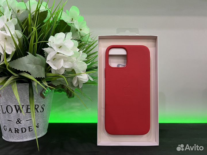 Чехол на iPhone 12 / 12 pro MagSafe кожа