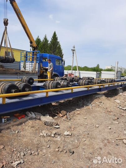Автовесы. 12 метров 60 тонн.Производитель.Монтаж