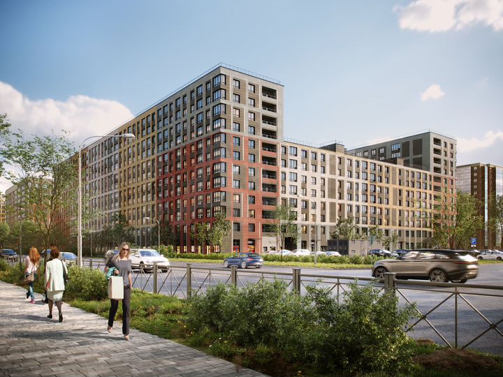 2-к. квартира, 61,1 м², 6/12 эт.