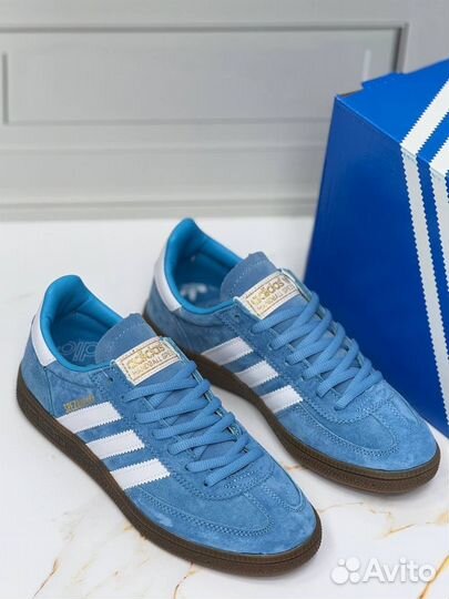 Кроссовки adidas handball spezial blue