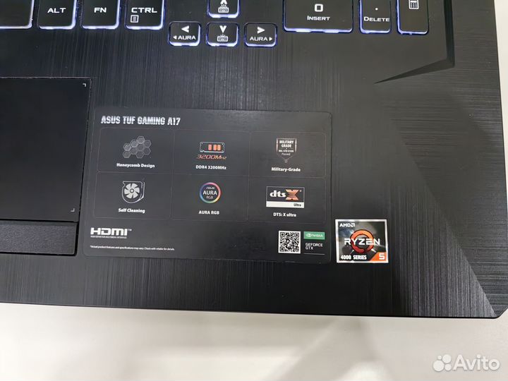 Игровой ноутбук Asus tuf gaming a17