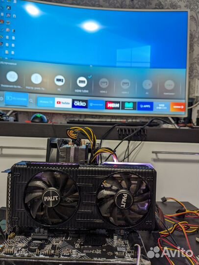 Видеокарта Palit rtx3060ti Dual (samsung)