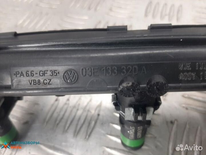 Топливная рампа Skoda Fabia (6Y) рест. 2005