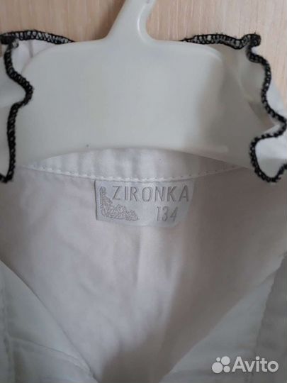 Блузка школьная р.128-134