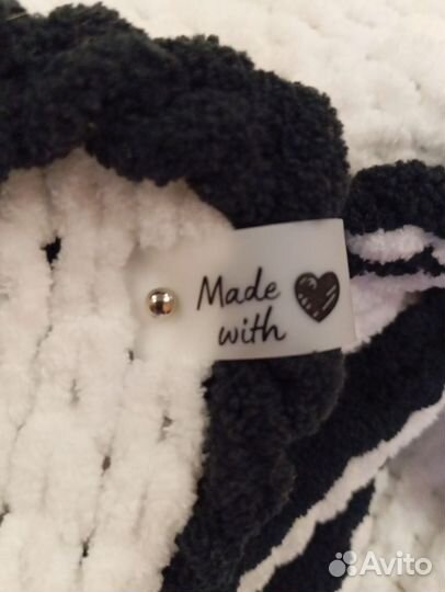 Плед детский вязаный ручная работа
