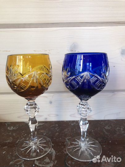 Фужеры хрустальные Германия винтаж