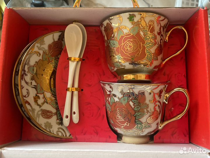 Чайный сервиз 2 пары