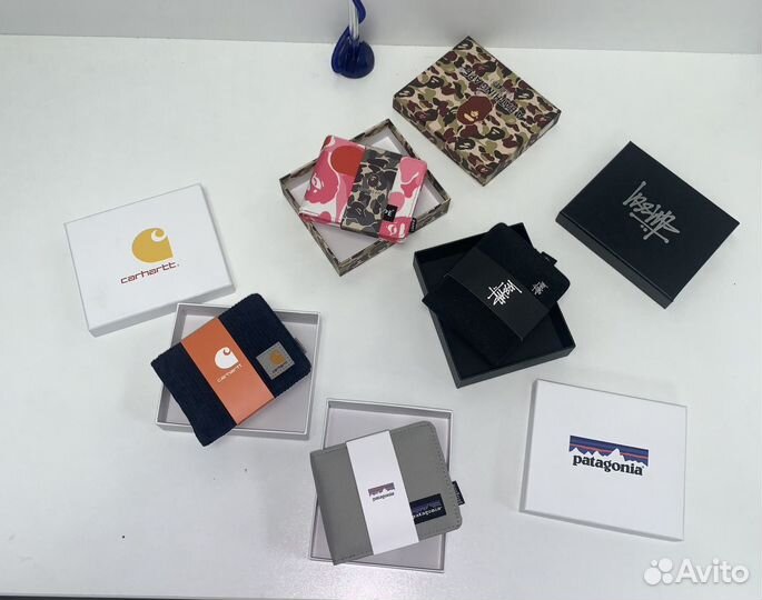 Кошелек carhartt/stussy/bape/patagonia