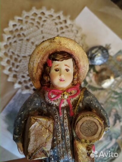 Ватные елочные игрушки