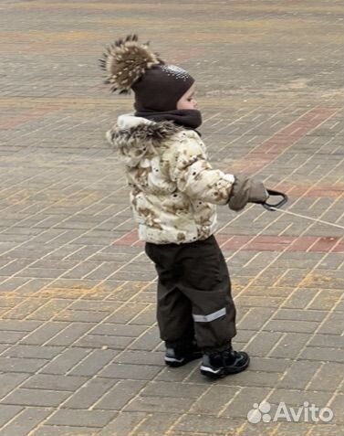 Комплект шапка и снуд зимняя для девочки