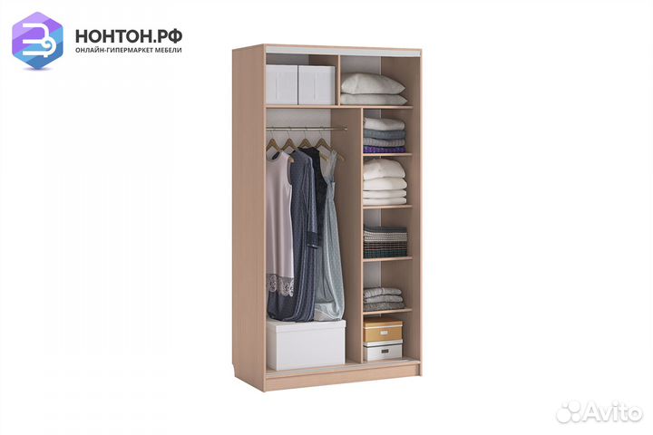 Шкаф-купе Рио 7-600 08 дуб млечный