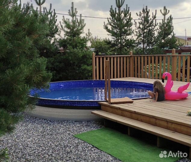 Сборный бассейн морозоустойчивый Лагуна 244