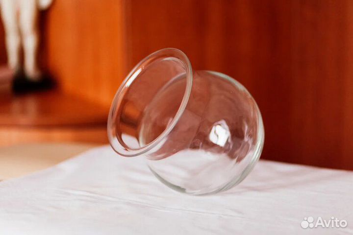 Вакуумная медицинская стеклянная банка Smirnov