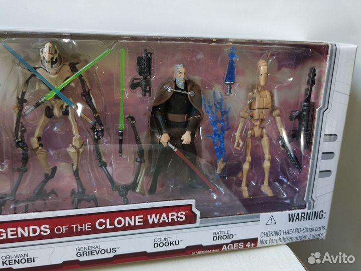 Фигурки Clone Wars наборы 6 шт., 4 шт
