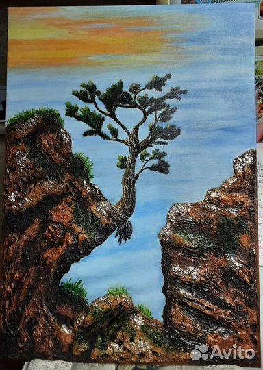 Картина маслом на холсте 