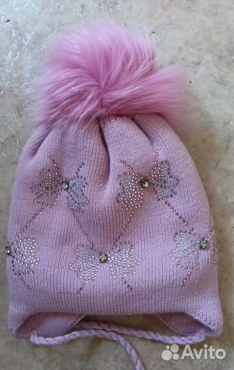 Шапки для девочки, зима, осень, весна