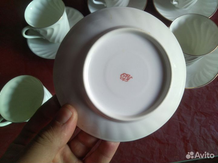 Кофейный сервиз лфз золотой кантик