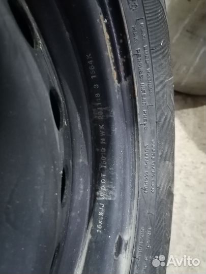 Колеса в сборе r16 зимние Cordiant Snow Cross