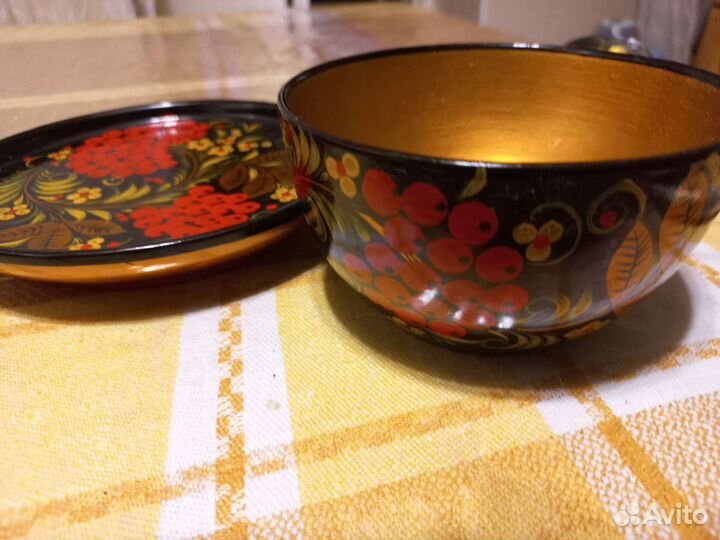 Хохлома сссрнабор столовой посуды
