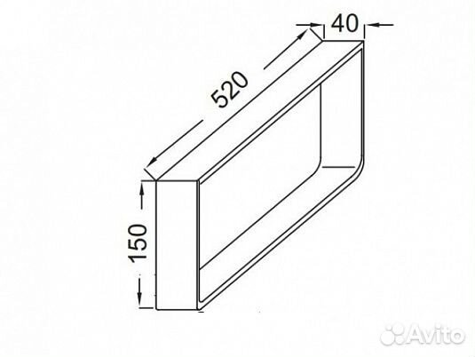 Полотенцедержатель для столешницы Jacob Delafon Parallel EB507-BME