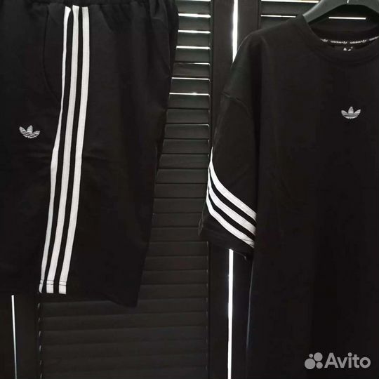 Летние костюмы Adidas оверсайз