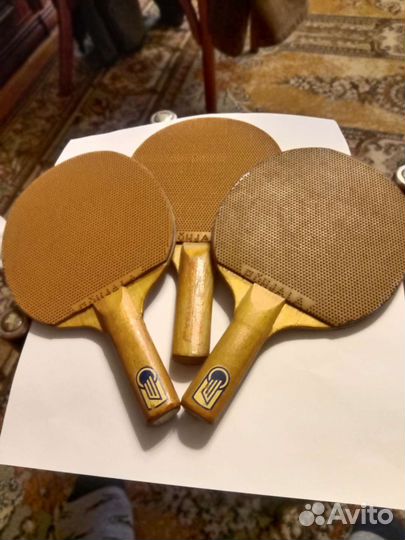 Ракетки для настольного тенниса СССР 1984 г.в