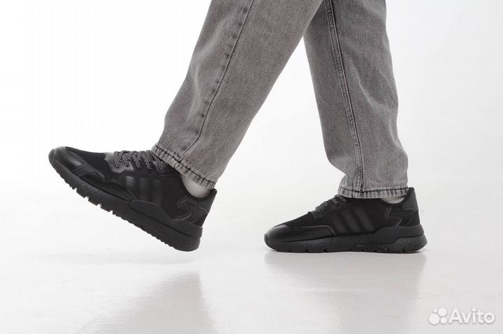 Кроссовки Adidas Nite jogger triple black