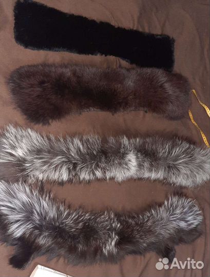 Меховой воротник песец
