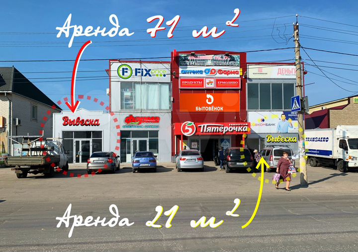 Торговая площадь, 1000 м²