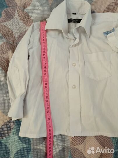 Рубашка белая нарядная 92-98