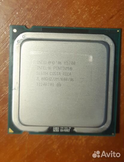 Процессор intel pentium E5700 775 socket
