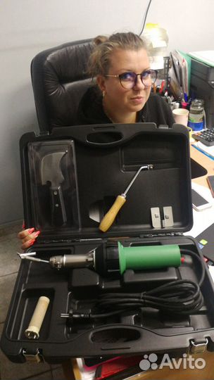 Фен для сварки линолеума в полном наборе