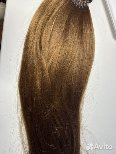 Шиньон. Хвост накладной для волос на резинке