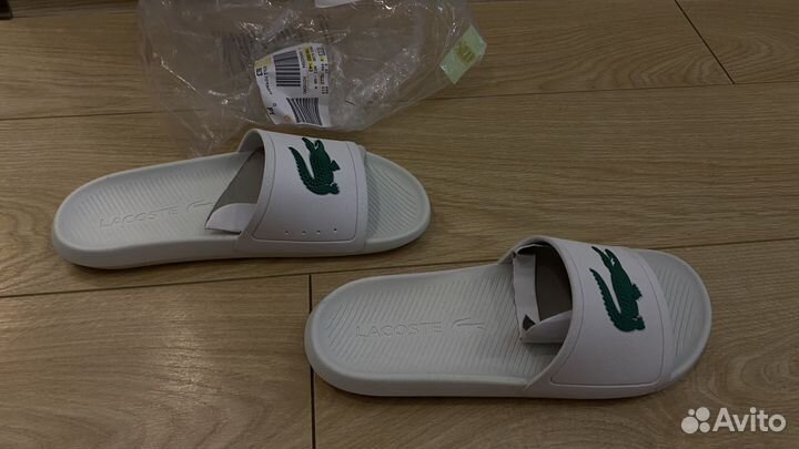 Мужские сланцы Lacoste Croco