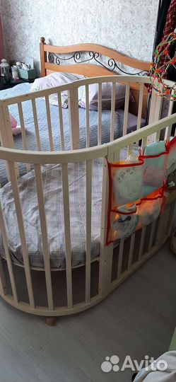 Детская кровать овальная 5в1 + подарки