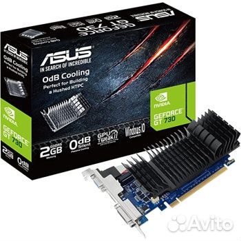 NVidia GT 730 2048 Mb gddr5 asus GT730-SL-2GD5-BRK