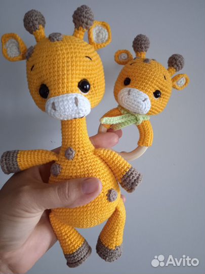 Вязанный набор Жирафик