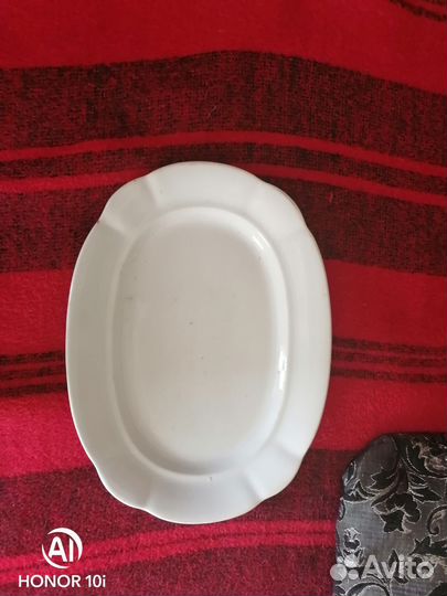 Блюдо фарфор кузнецов